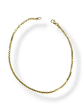 Bracciale uomo in oro giallo 18 carati veneziana classica