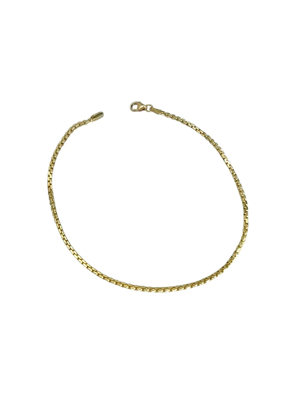 Bracciale uomo in oro giallo 18 carati 750 veneziana classica