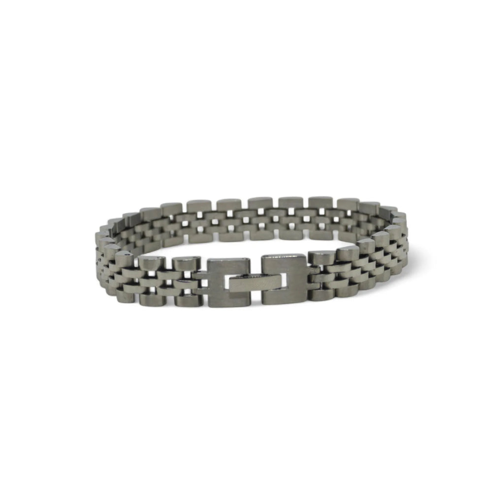 Bracciale uomo maglia in acciaio cinturino President e Jubilee