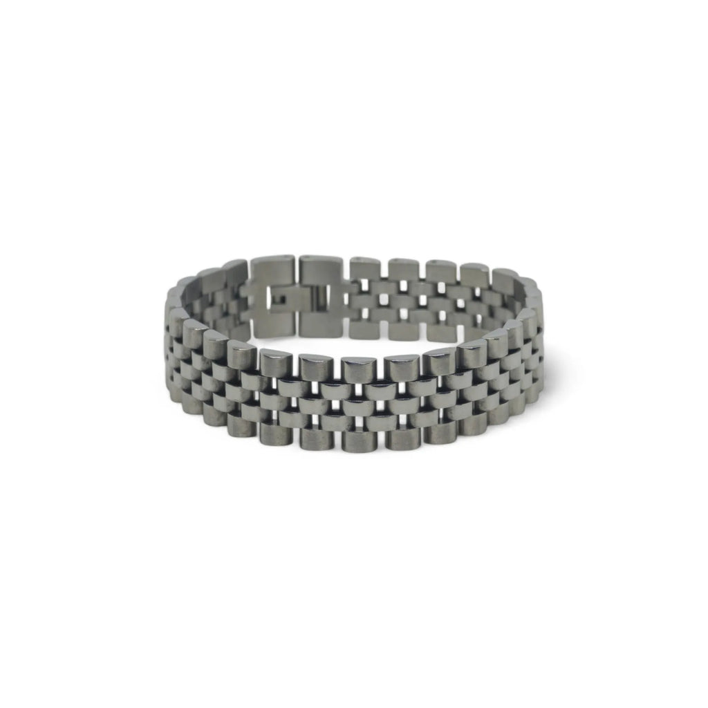 Bracciale uomo maglia in acciaio cinturino President e Jubilee