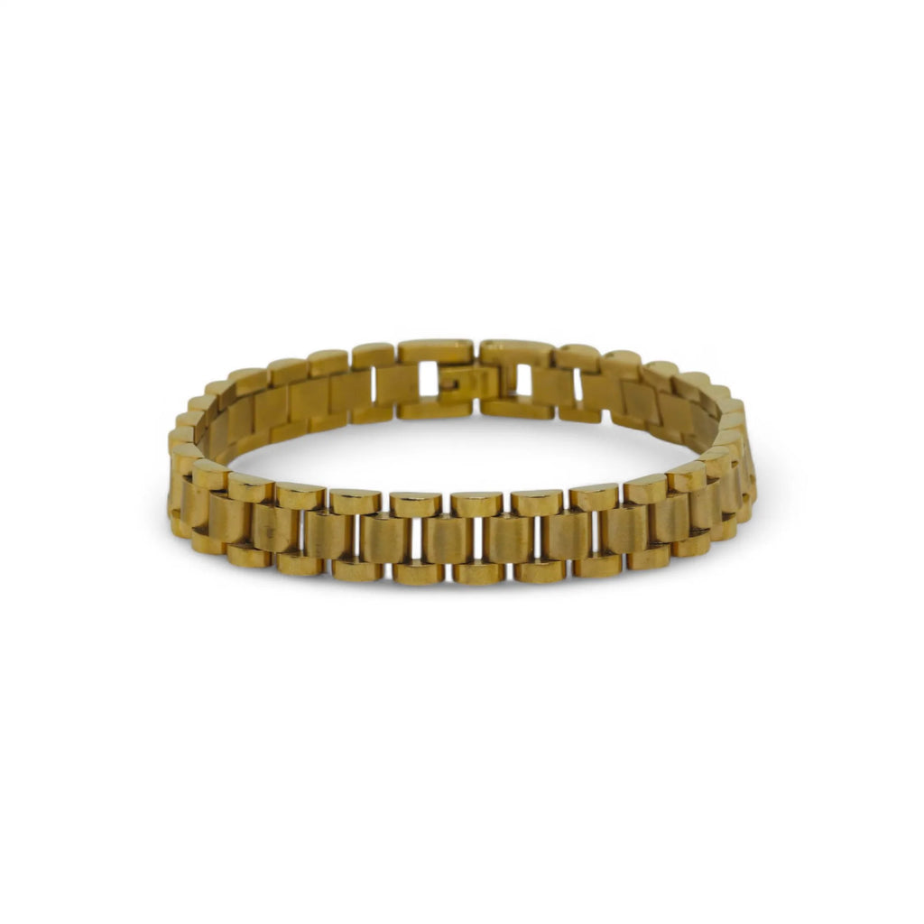Bracciale uomo maglia in acciaio cinturino President e Jubilee