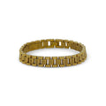 Bracciale uomo maglia in acciaio cinturino President e Jubilee