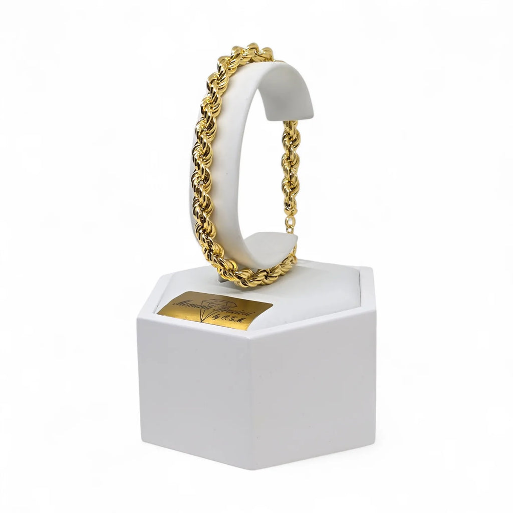 Bracciale uomo maglia in oro 750 ad intreccio - Stile Unico