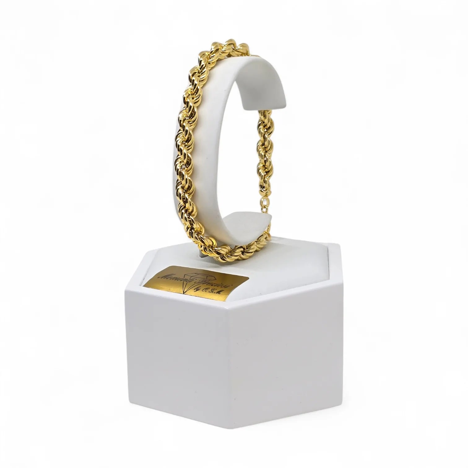 Bracciale uomo maglia in oro 750 ad intreccio - Stile Unico