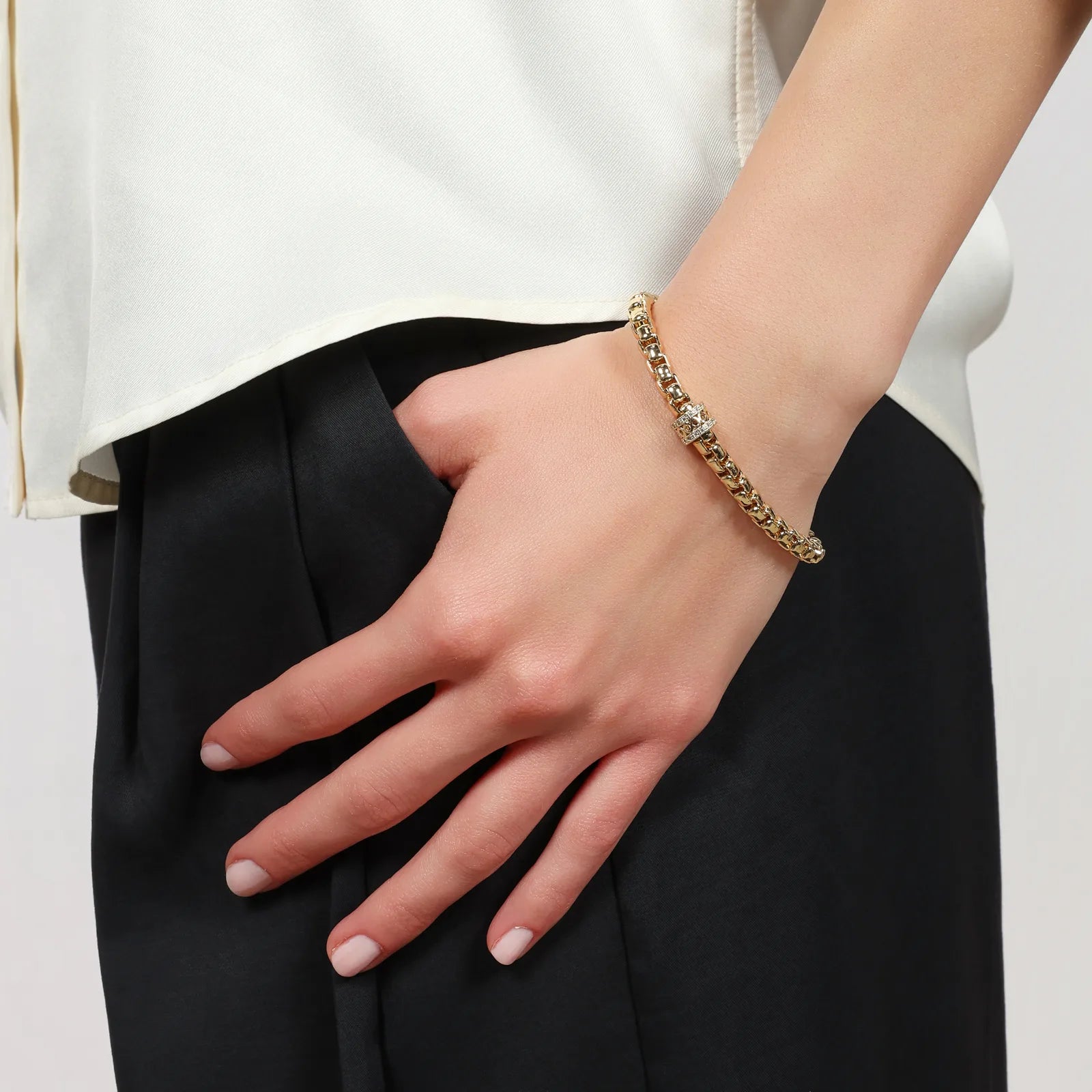 Bracciale veneziana dorato Unoaerre 2802