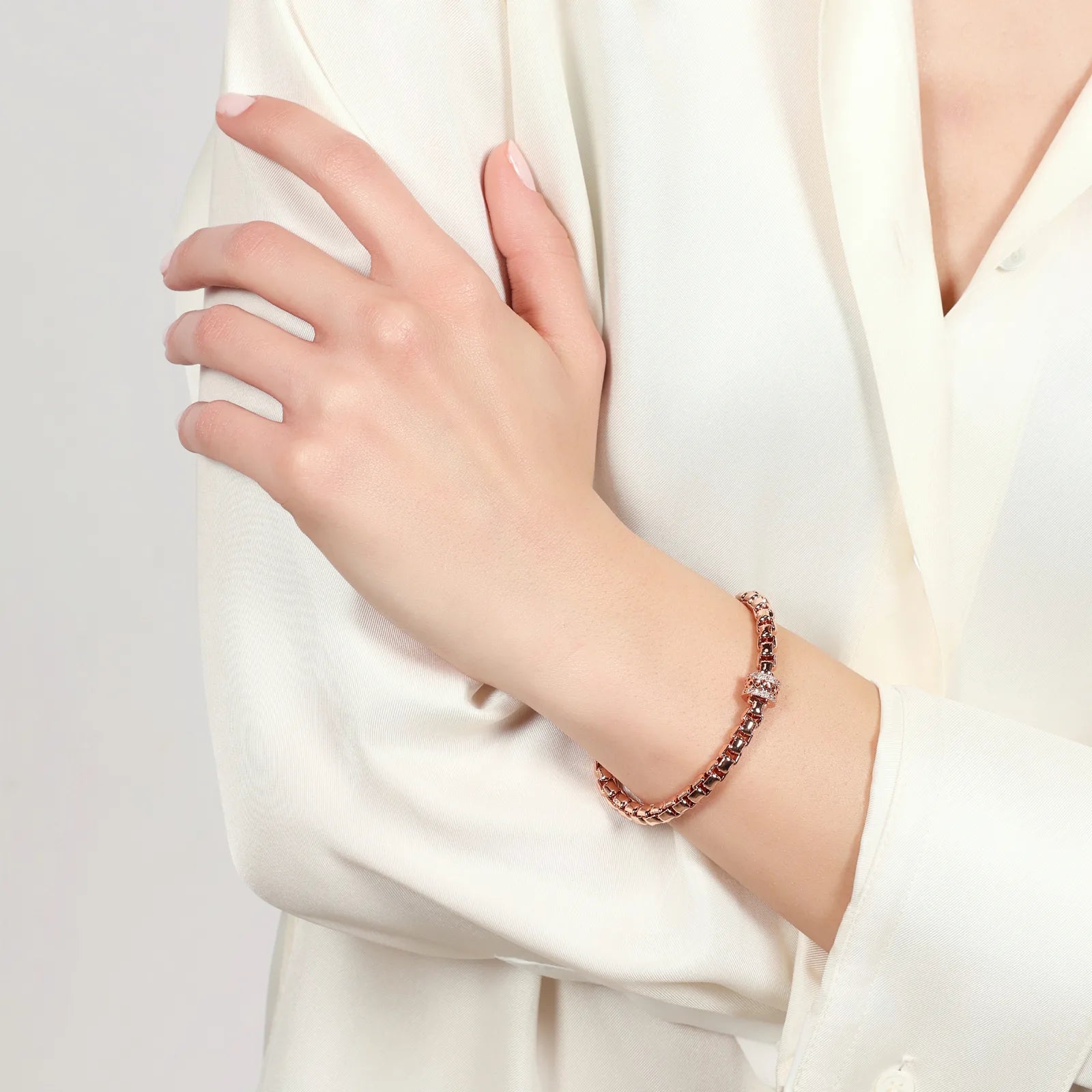 Bracciale veneziana rosa Unoaerre 2821