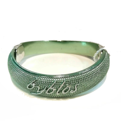 Byblos Bracciale rigido donna 9510 verde con scritta