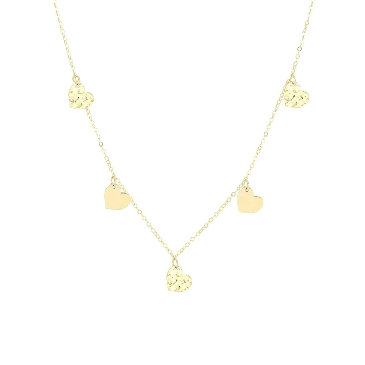 Collana iGold con cuori in Oro 375 9Kt