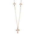 COLLANA CATENA 45 CM 2 CROCI
