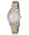 Casio Ltp-1129G-7Brdf Orologio da uomo a due toni con quadrante bianco in metallo