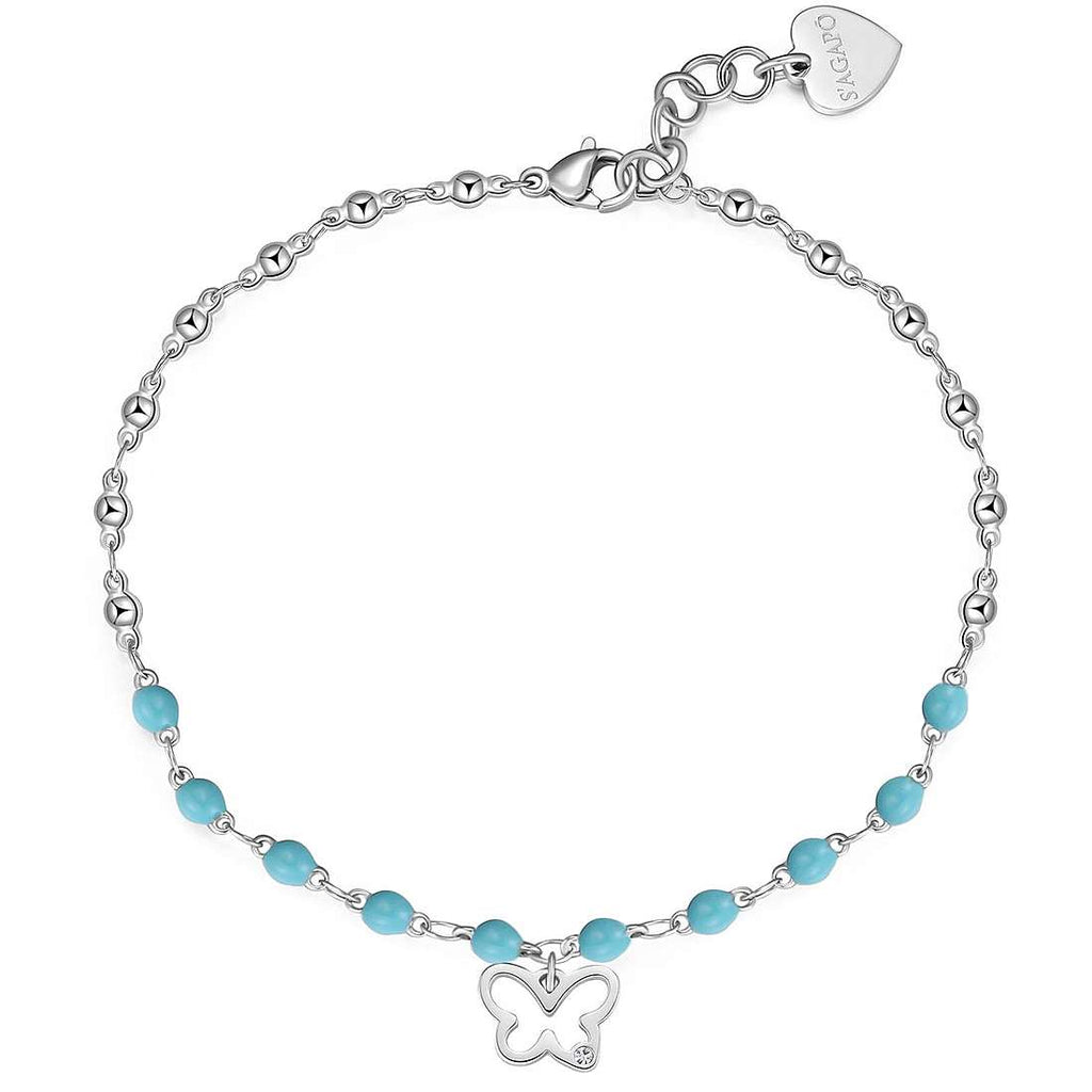 Cavigliera con farfalla donna gioielli Sagapò Vibes svb18