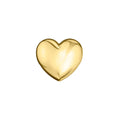 Charm Elements Herz, gewölbt, aus Gold ECF10364