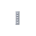 Charm Elements donnaoro lettera I in oro bianco e diamanti dchf3319i.002
