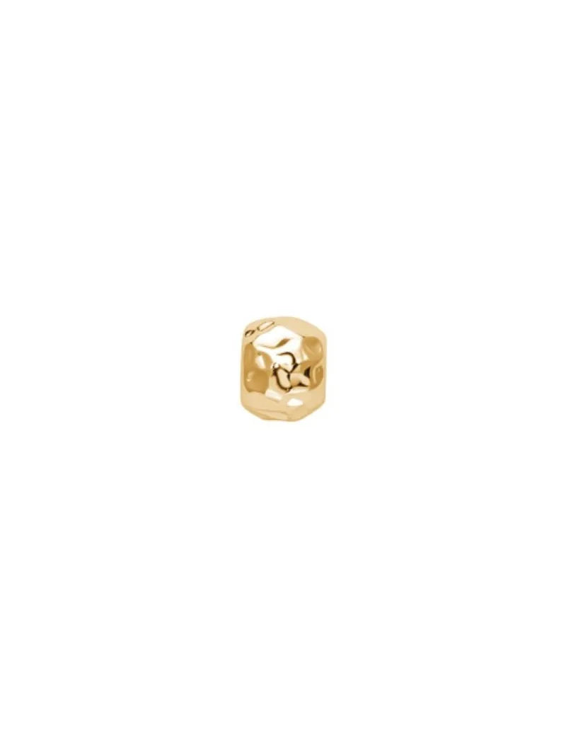 Charm Elements Kugel aus gehämmertem Gelbgold ECF11696