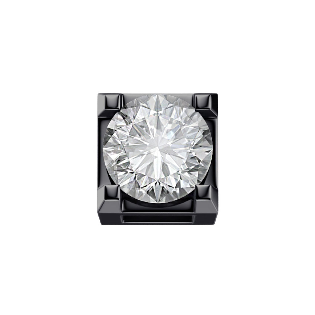 Charm Elements unisex griffe 0,05 ct in oro brunito e diamante dchf3470.005