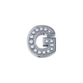 Charm Elements unisex lettera G in oro bianco e diamanti dchf3319g.002