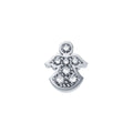 Charm angelo donna in oro bianco e diamanti Elements dchf3407.002