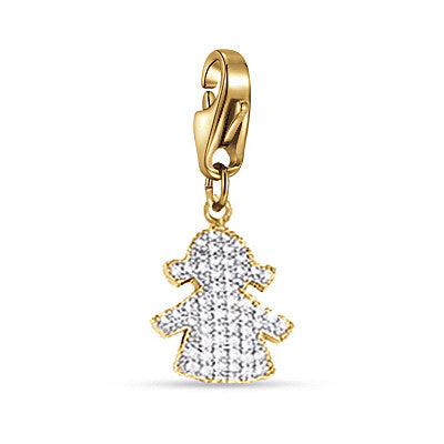 Charm bimba donna gioielli Luca Barra ch199