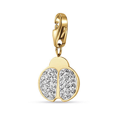 Charm coccinella donna gioielli Luca Barra ch203