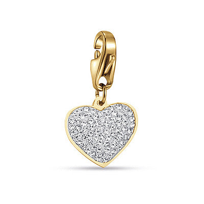 Charm cuore donna gioielli Luca Barra ch205