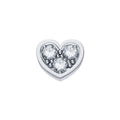 Charm für Damen Elements Herz reverso aus Weißgold und Diamanten dchf3849.003
