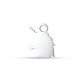 Charm donna Luca barra unicorno ch196