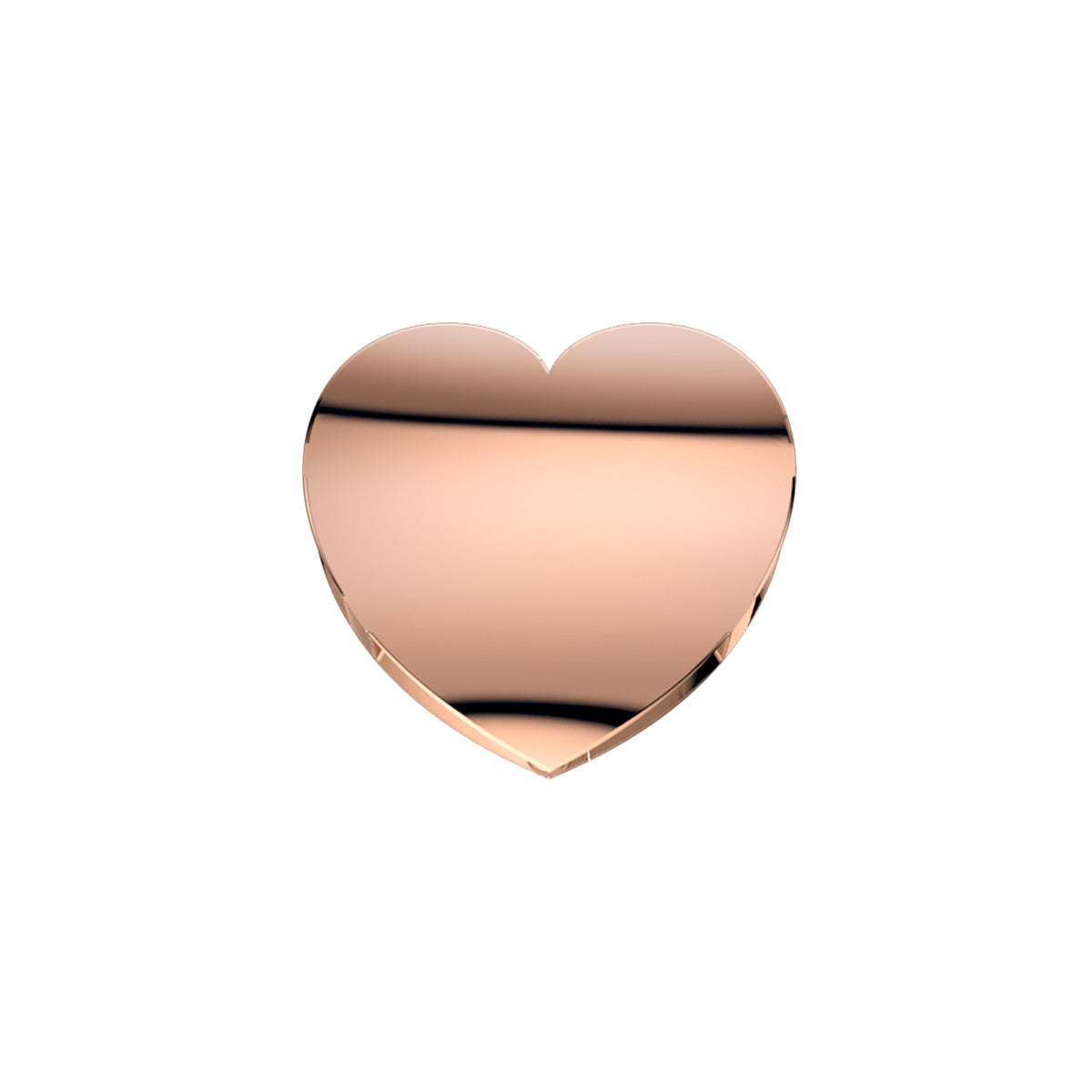 Charm donna cuore grande in oro rosa Elements DonnaOro Ref. DCHF4907