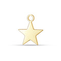 Charm donna gioielli Luca Barra stella dorata ch195