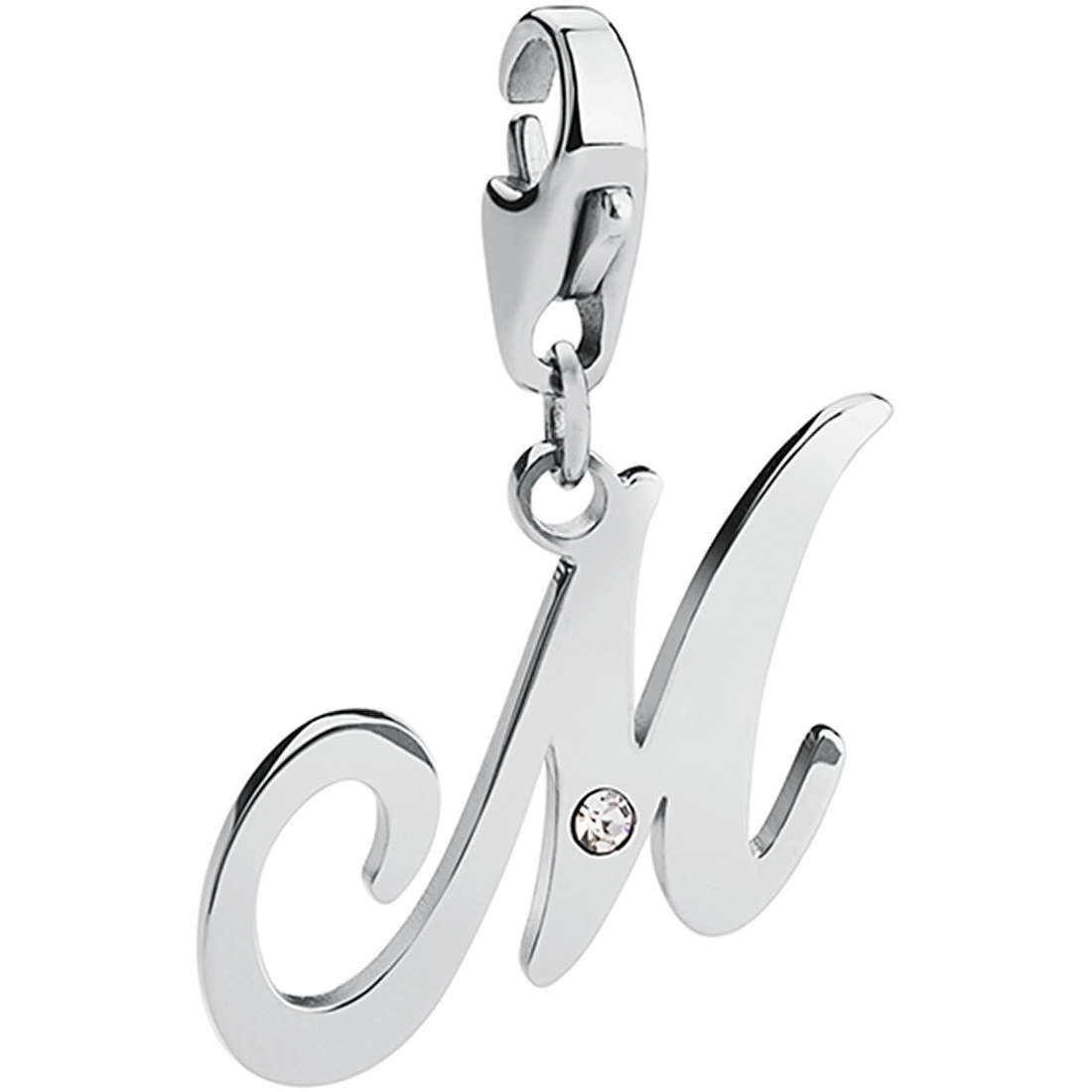 Charm donna gioielli Sagapò HAPPY sha191 lettera M