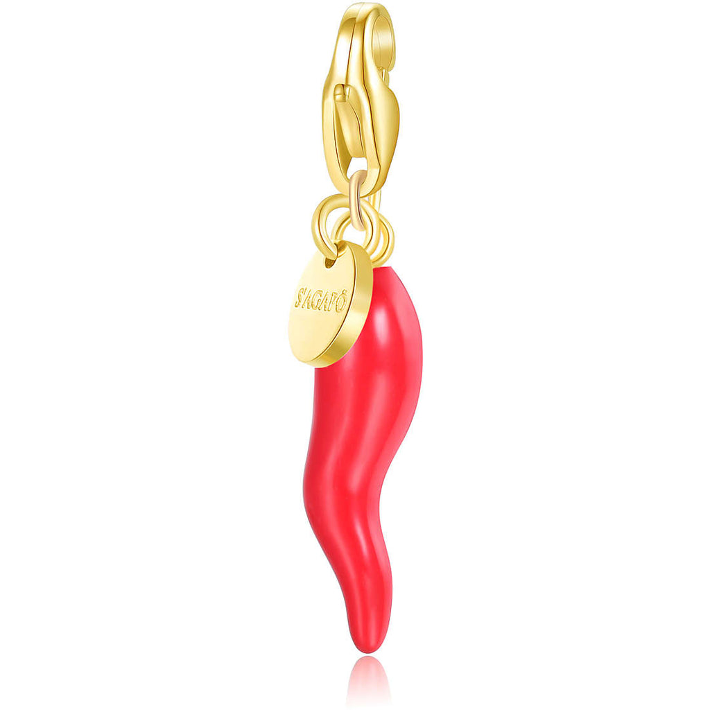 Charm Damen Schmuck Sagapò HAPPY sha374 Horn rot