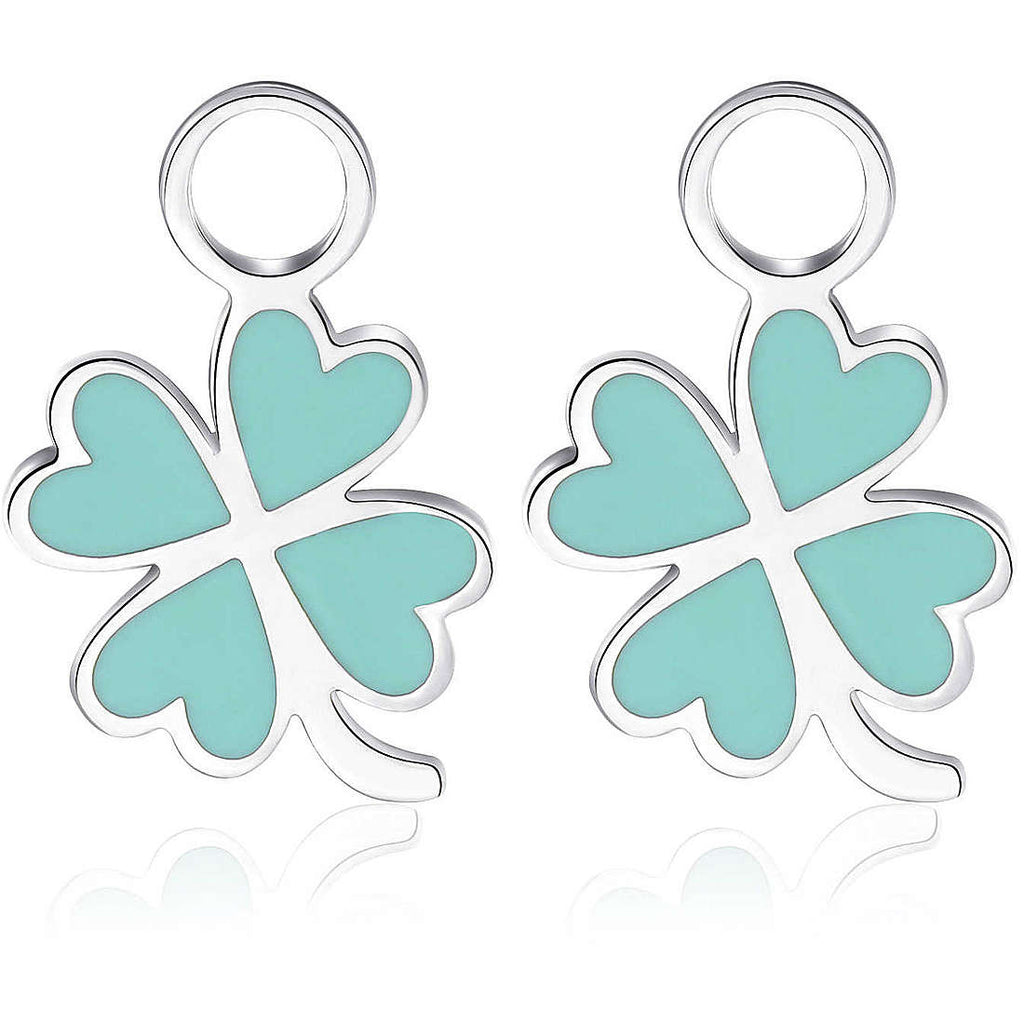 Charm donna gioielli Sagapò Happy Ears she034 quadrifoglio