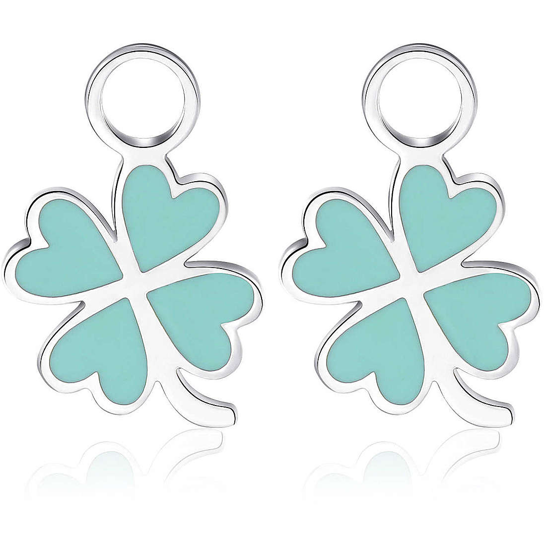 Charm donna gioielli Sagapò Happy Ears she034 quadrifoglio