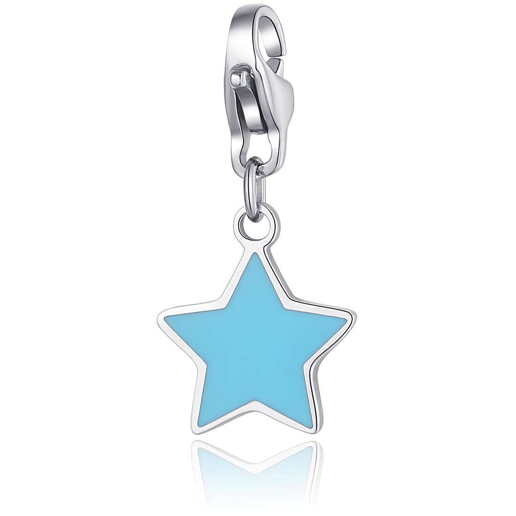 Charm donna gioielli Sagapò happy stella azzurra sha396
