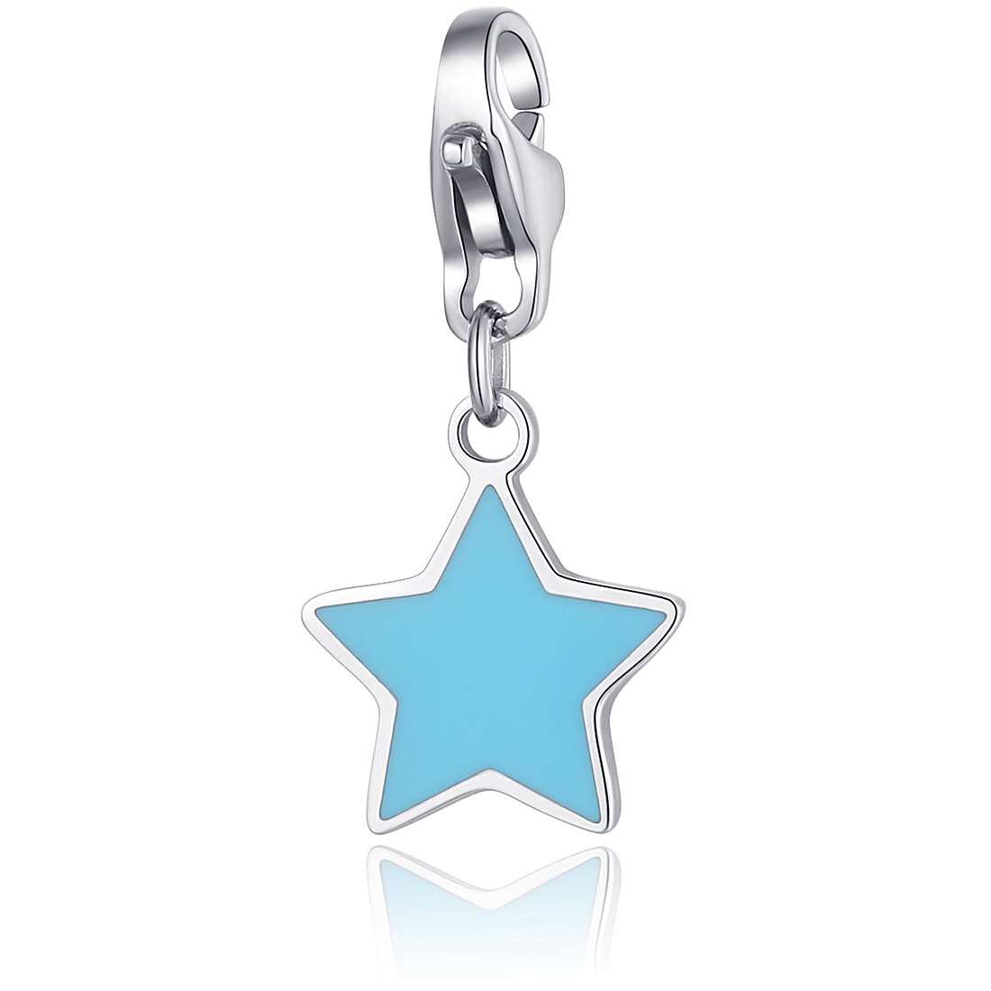 Charm donna gioielli Sagapò happy stella azzurra sha396