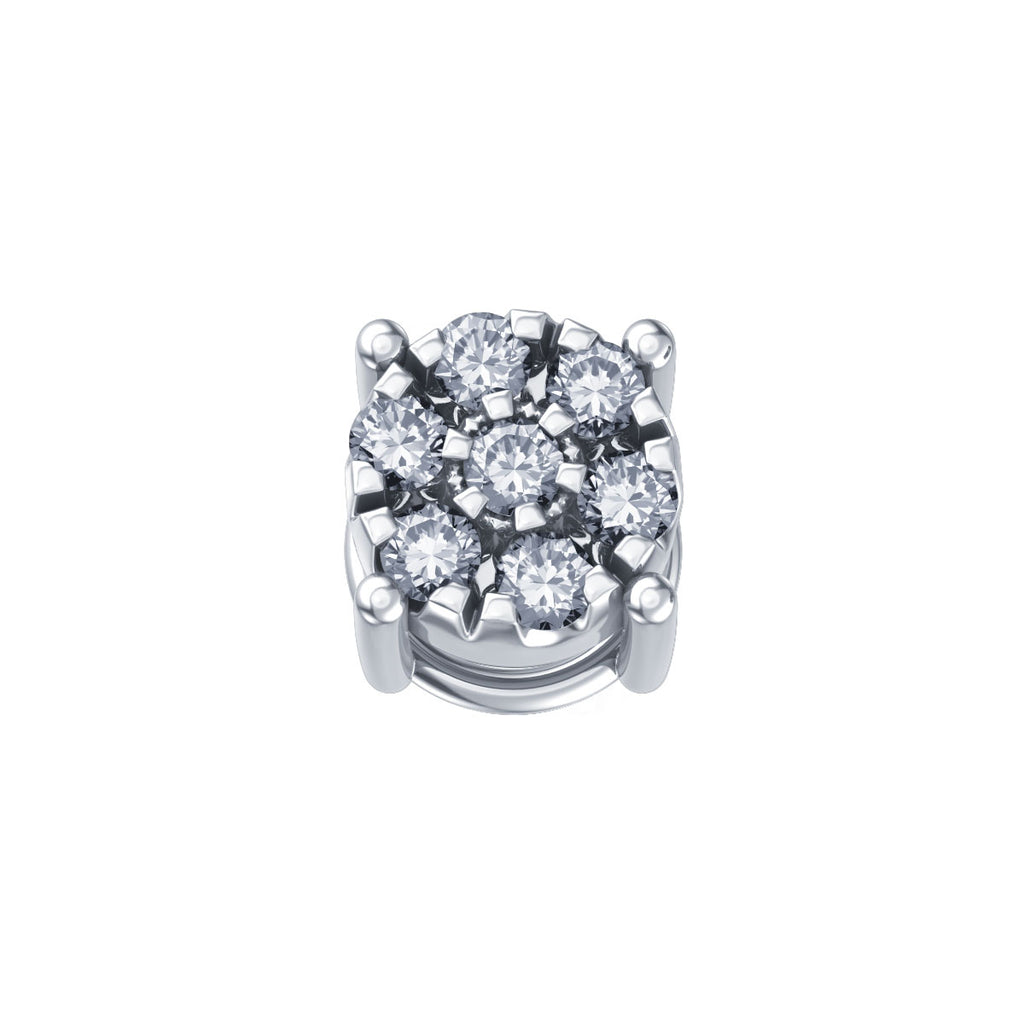 Charm elements donna starlight oro bianco e diamanti