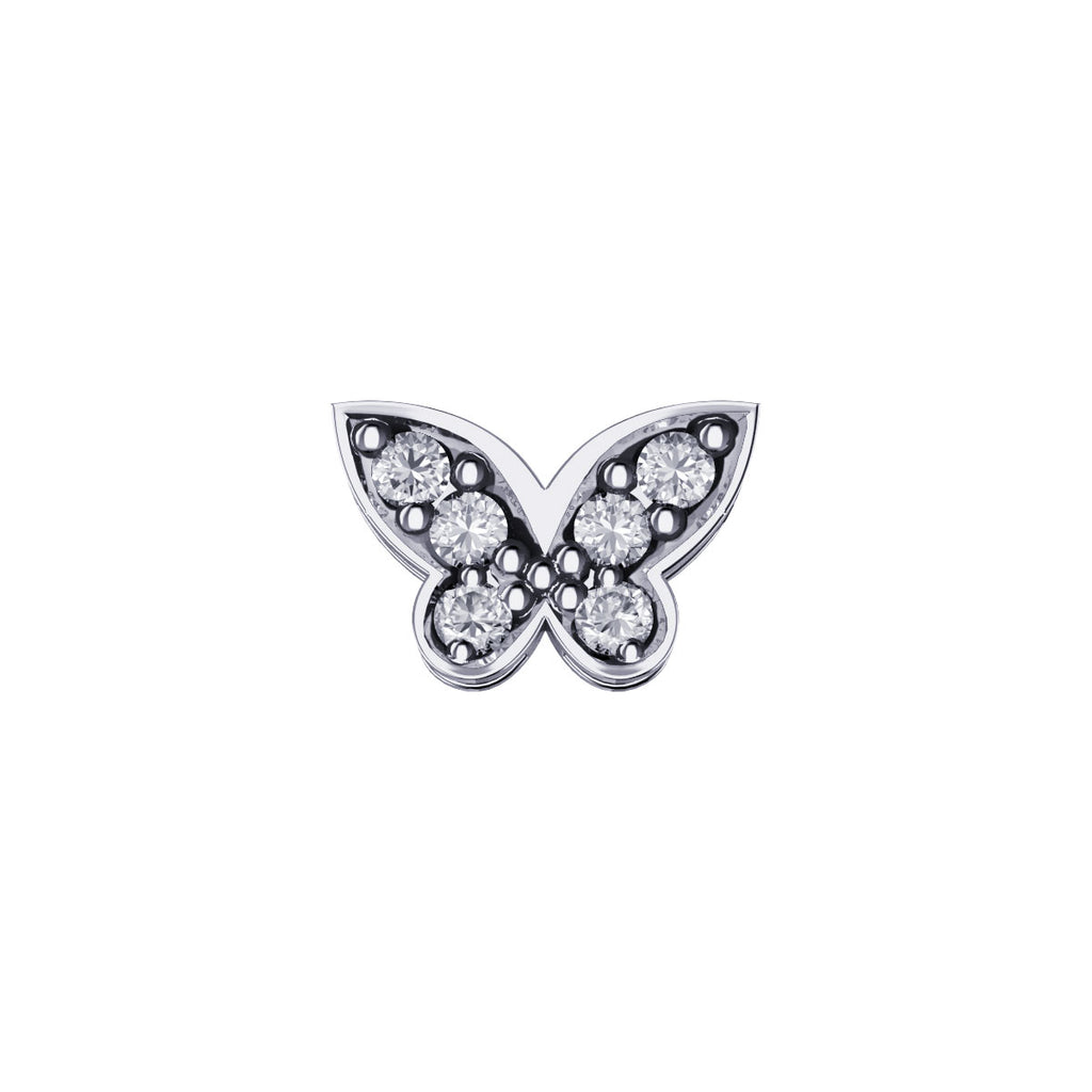 Charm farfalla galatea in oro bianco e diamanti Elements donna dchf6531.002