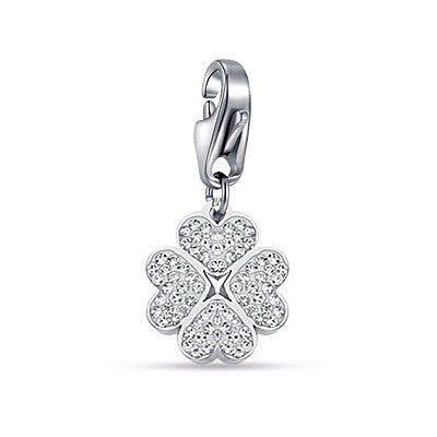 Charm quadrifoglio donna gioielli Luca Barra ch210