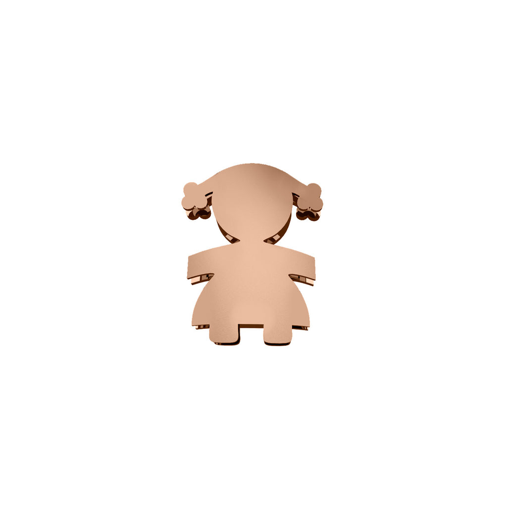 Charm unisex Elements bimba in oro rosa dchf9313