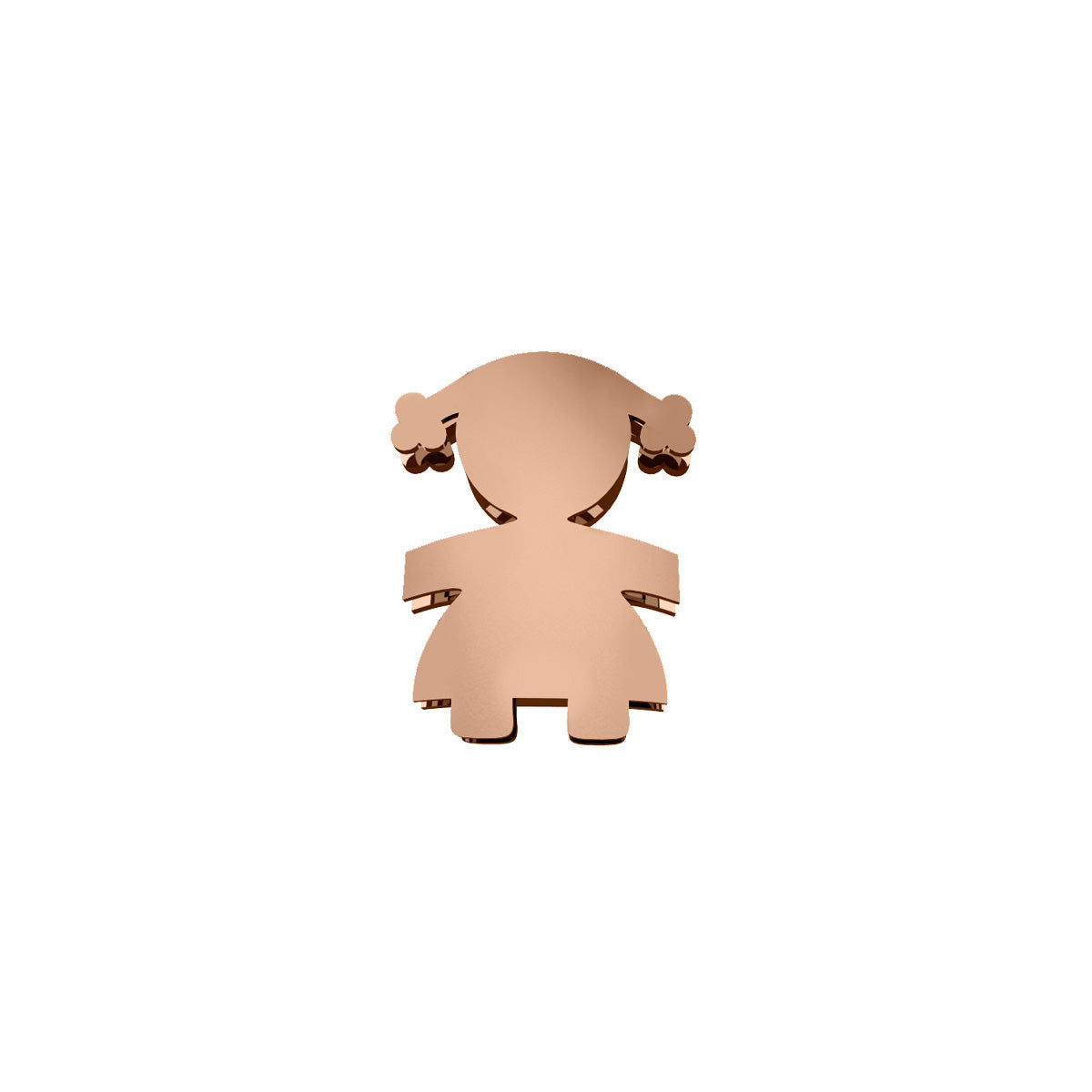 Charm unisex Elements bimba in oro rosa dchf9313