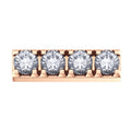 Charm unisex Elements lucciole oro rosa con diamanti DCHF4125.004