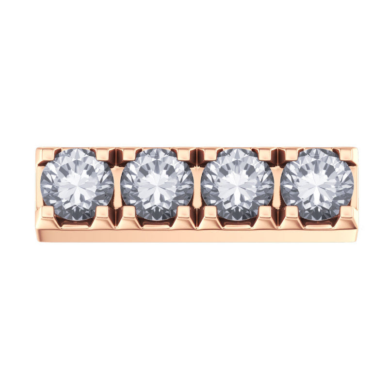 Charm unisex Elements lucciole oro rosa con diamanti DCHF4125.004