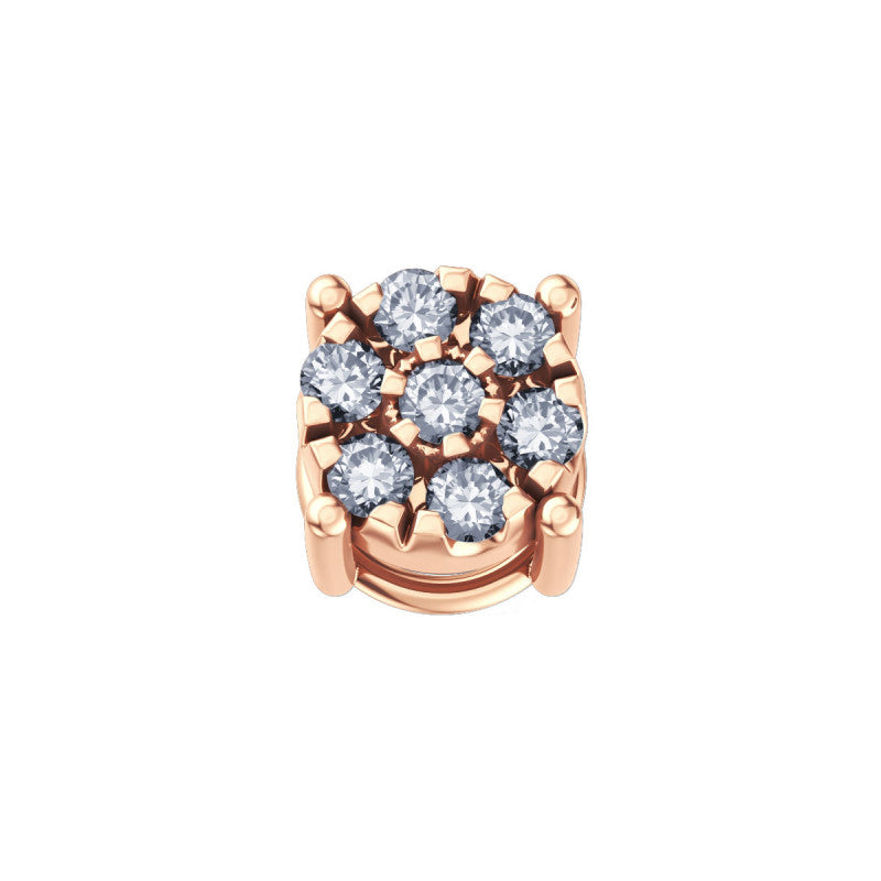 Unisex-Charm Elements Sternenlicht Roségold mit Diamanten DCHF4138.003