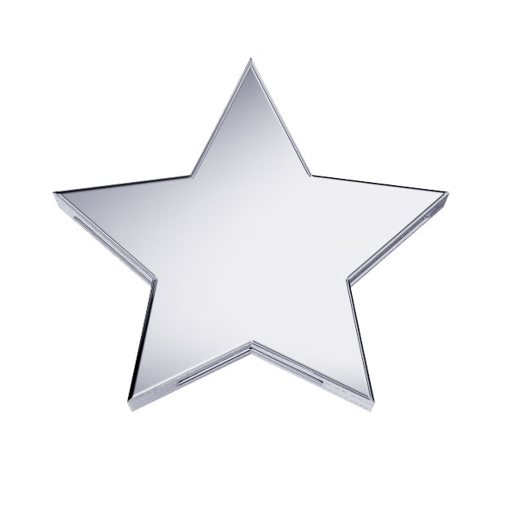 Charm unisex Elements stella in oro bianco dchf6554