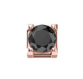 Unisex-Charm aus Roségold und schwarzem Diamant Elements dchf3305.005