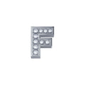Charm unisex lettera F Elements in oro bianco e diamanti dchf3319f.002