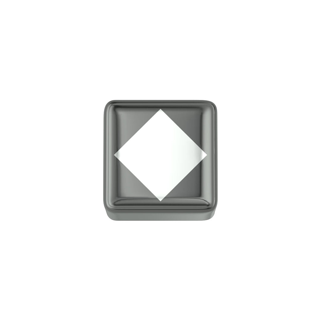 Charm unisex rombo in ceramica nera Elements dchf3323