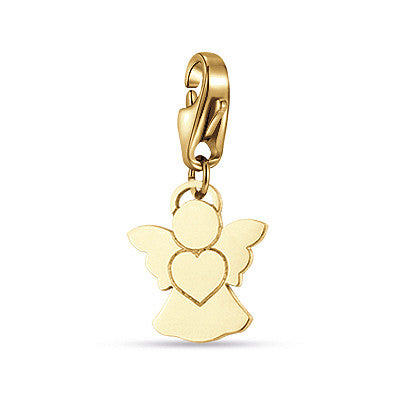 Ciondolo Angelo dorato donna Luca Barra ch218