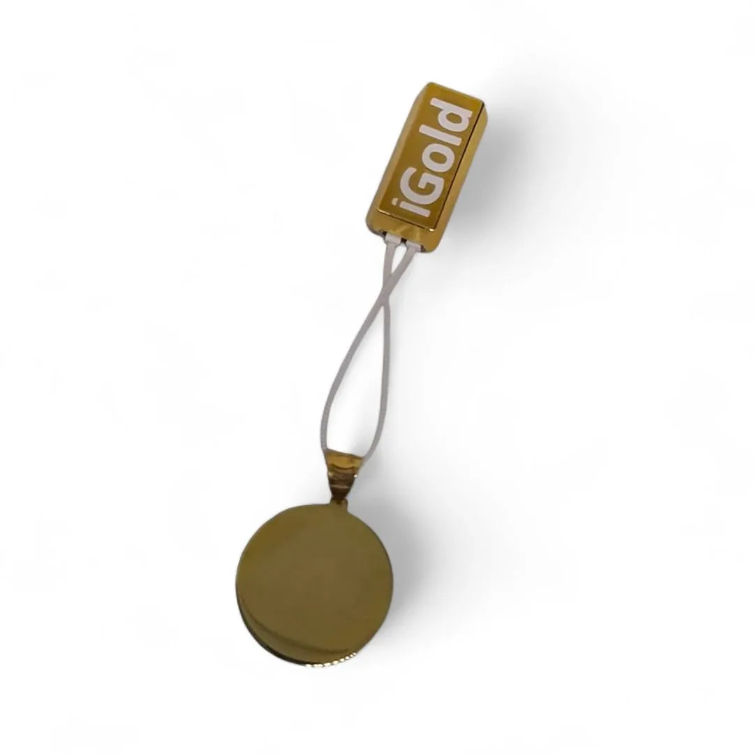 Runder Anhänger Gelbgold 375 9K