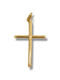 Anhänger Kreuz klassisch aus 375er Gelbgold Unisex Igold