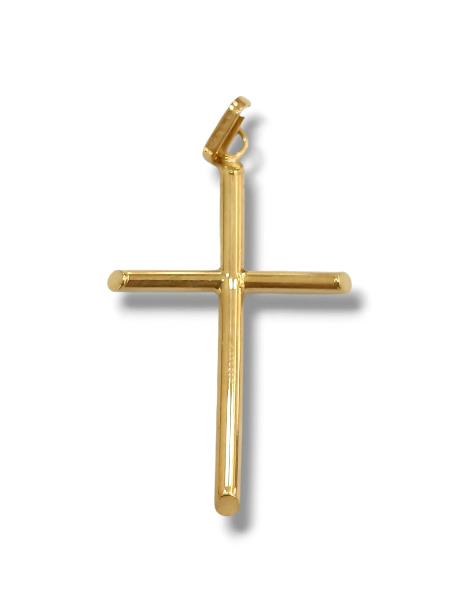 Anhänger Kreuz klassisch aus 375er Gelbgold Unisex Igold